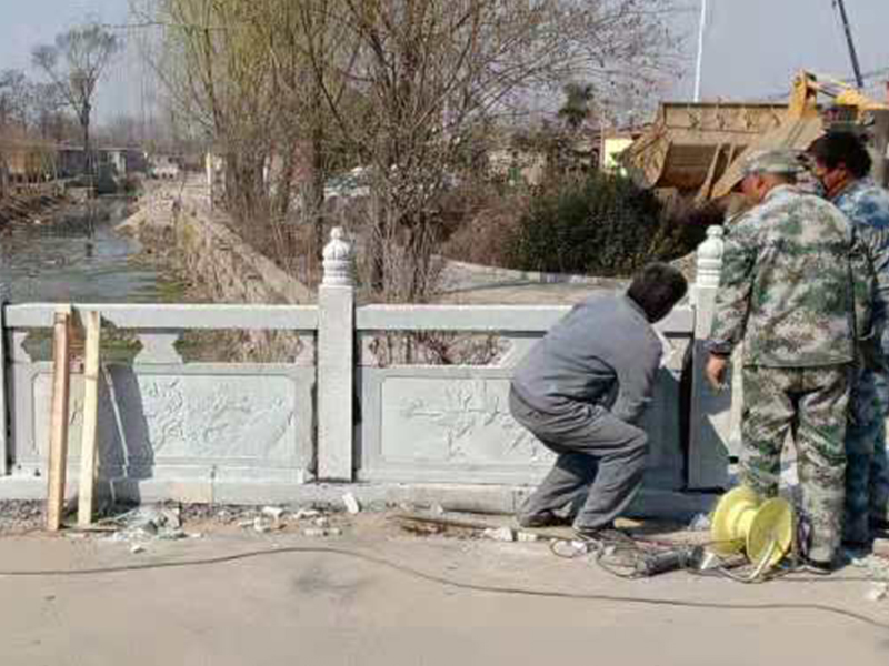 平邑孔莊鎮(zhèn)石欄桿安裝